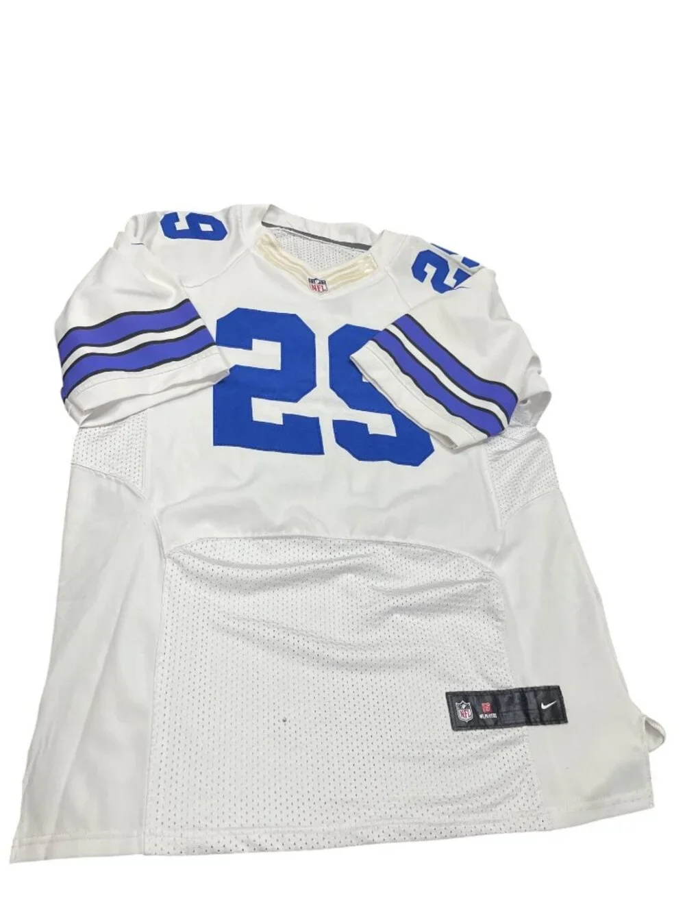 Nike Dallas Cowboys NFL Demarco on field white blue mens jersey Sz 48 SKU 10-599